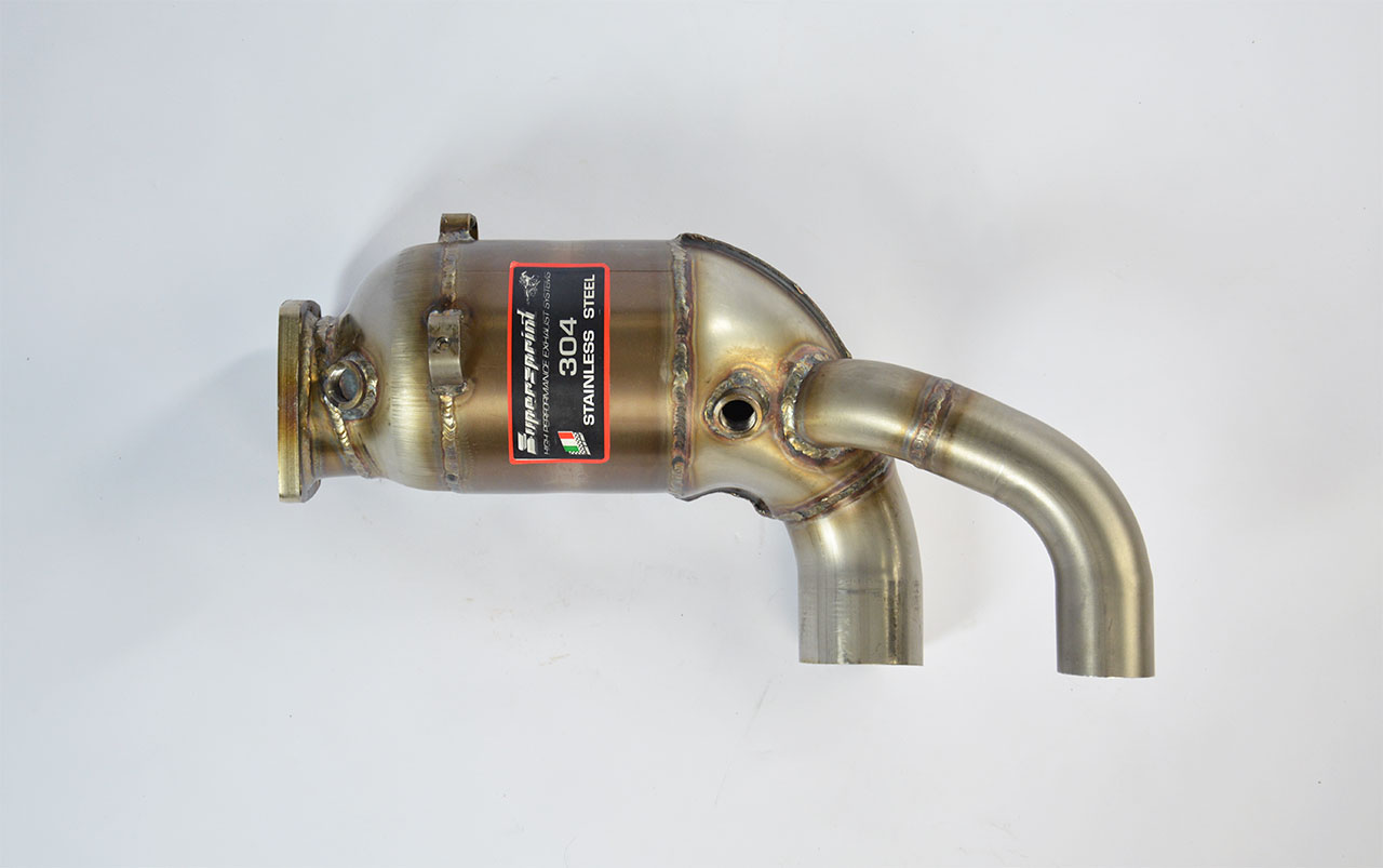 Front exhaust right with Metallic catalytic 100CPSI  