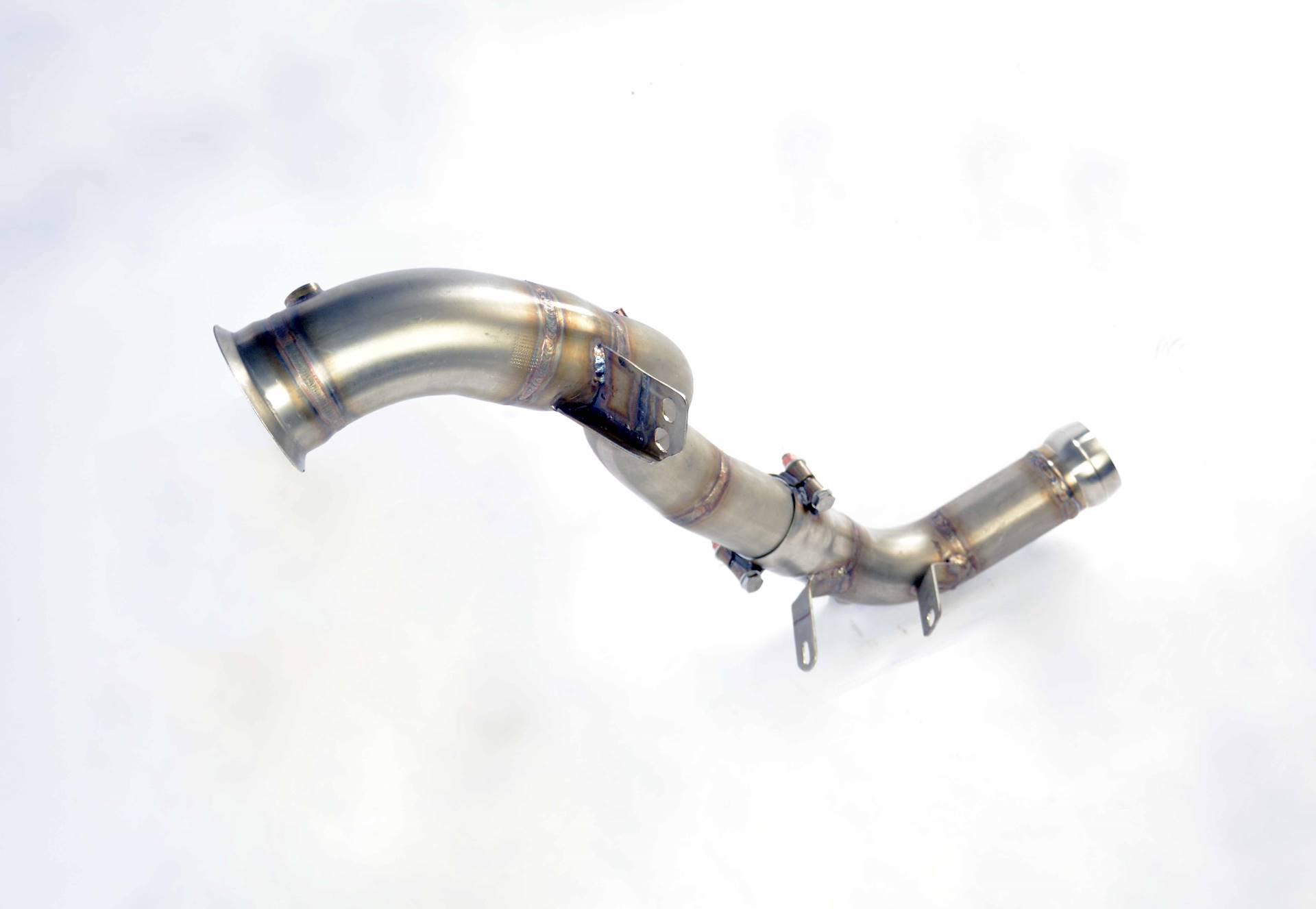 Downpipe kit Right + Left Deletes the primary and the secondary catalytics + GPF (RHD - LHD)