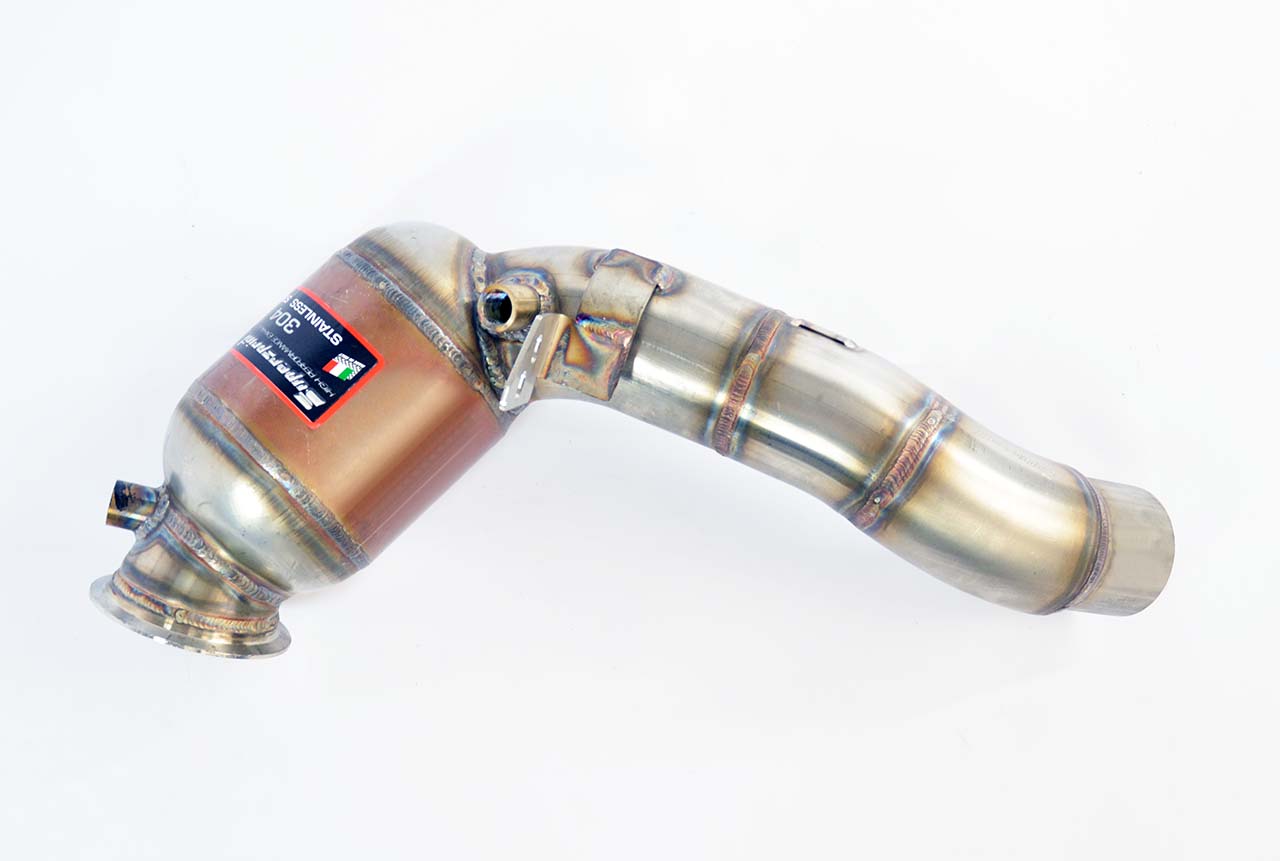 Kit tubo turbina + Catalizzatore metallico sinistro