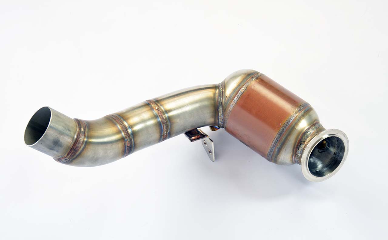 Kit tubo turbina + Catalizzatore metallico sinistro