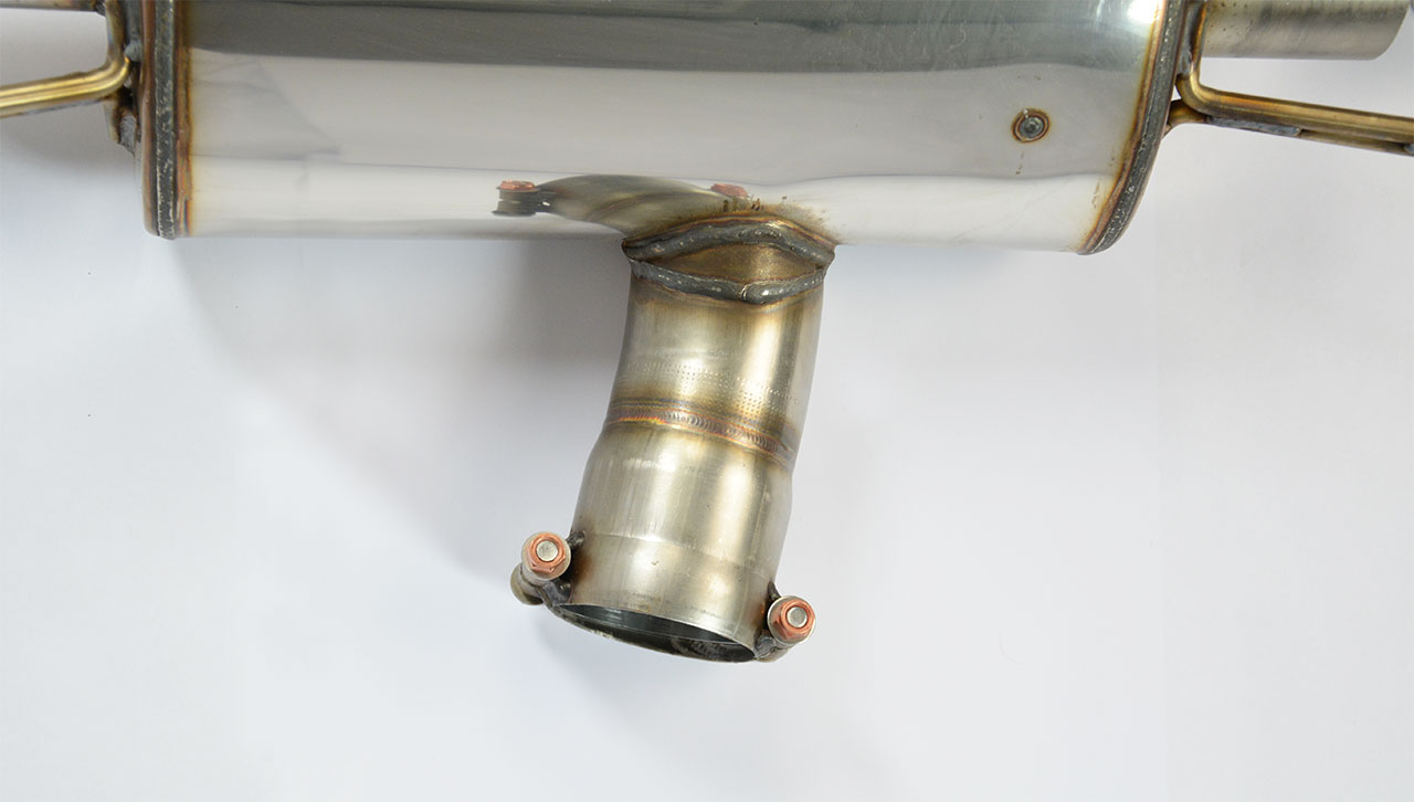 Rear exhaust Right O100 - Left O100 with valve