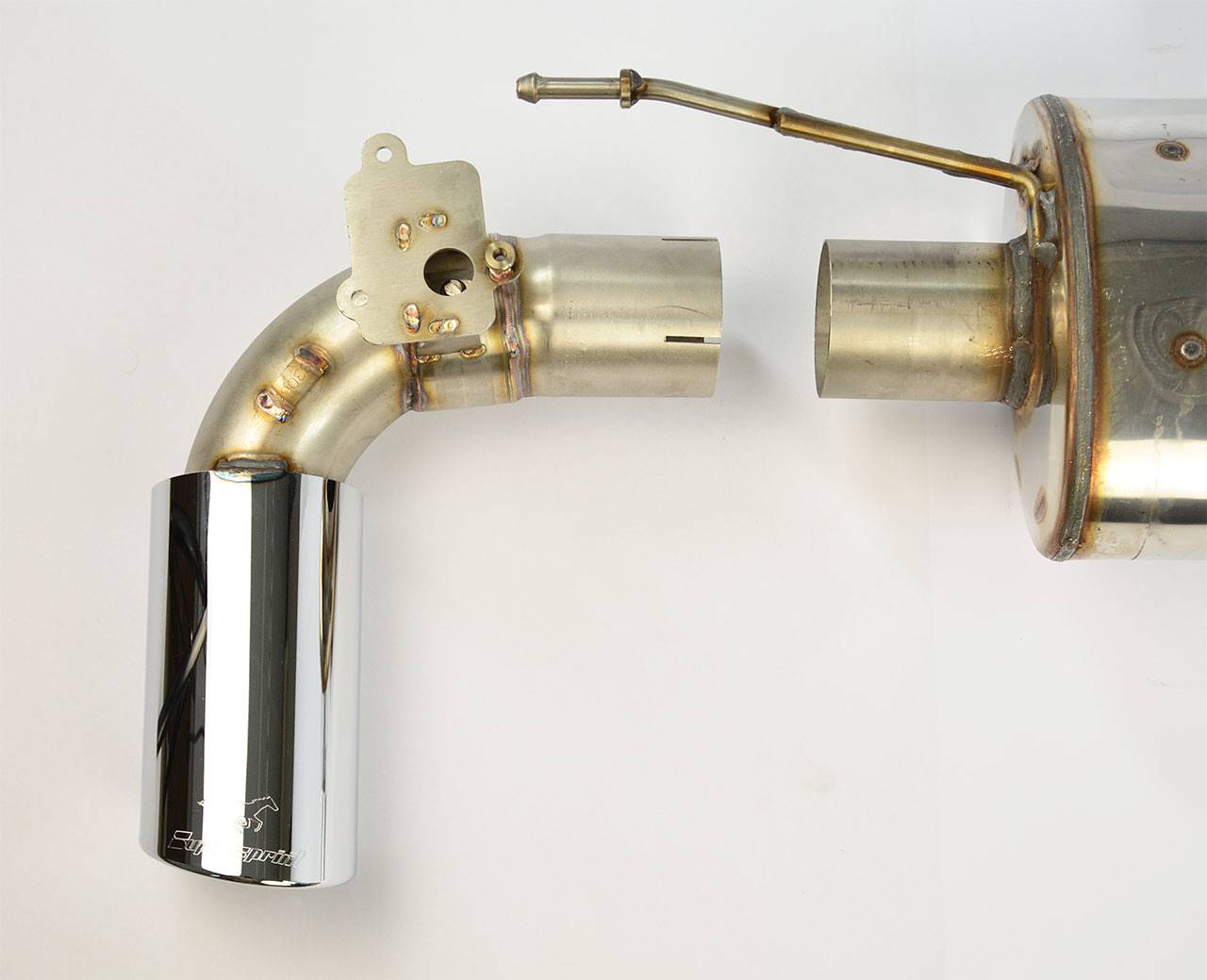 Rear exhaust Right O100 - Left O100 with valve