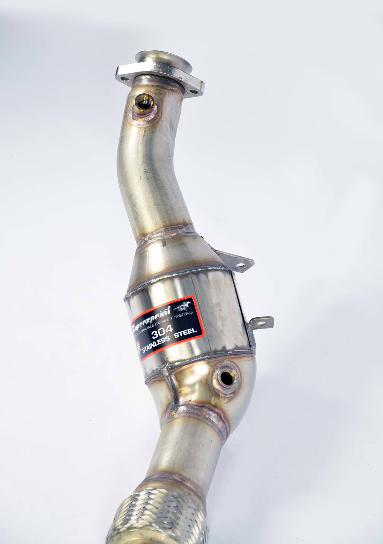 Downpipe Sinistro + catalizzatore metallico