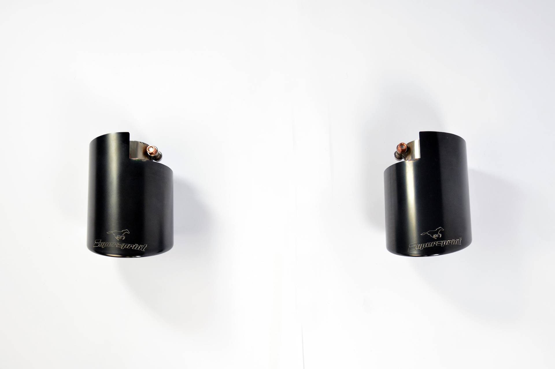 Endpipe kit Right - Left Gun Metal Grey O 120