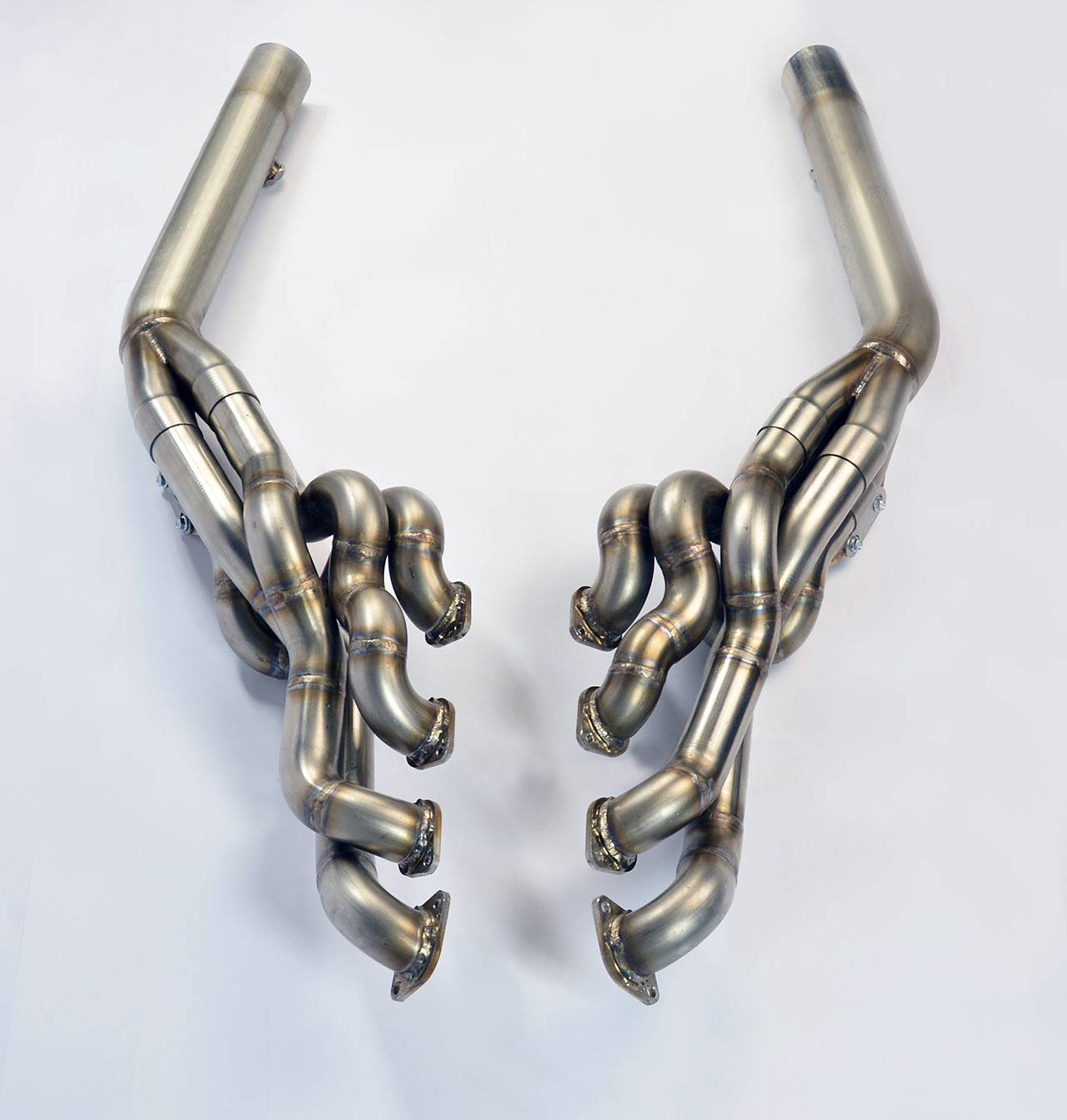 Fächerkrümmer Rechts - Links (Modification of the steering rack necessary)