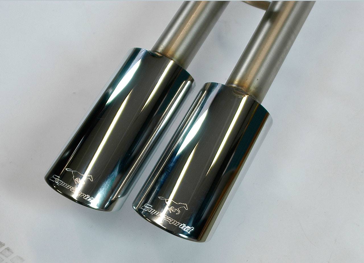 Rear exhaust Right 100x75 + Left 100x75