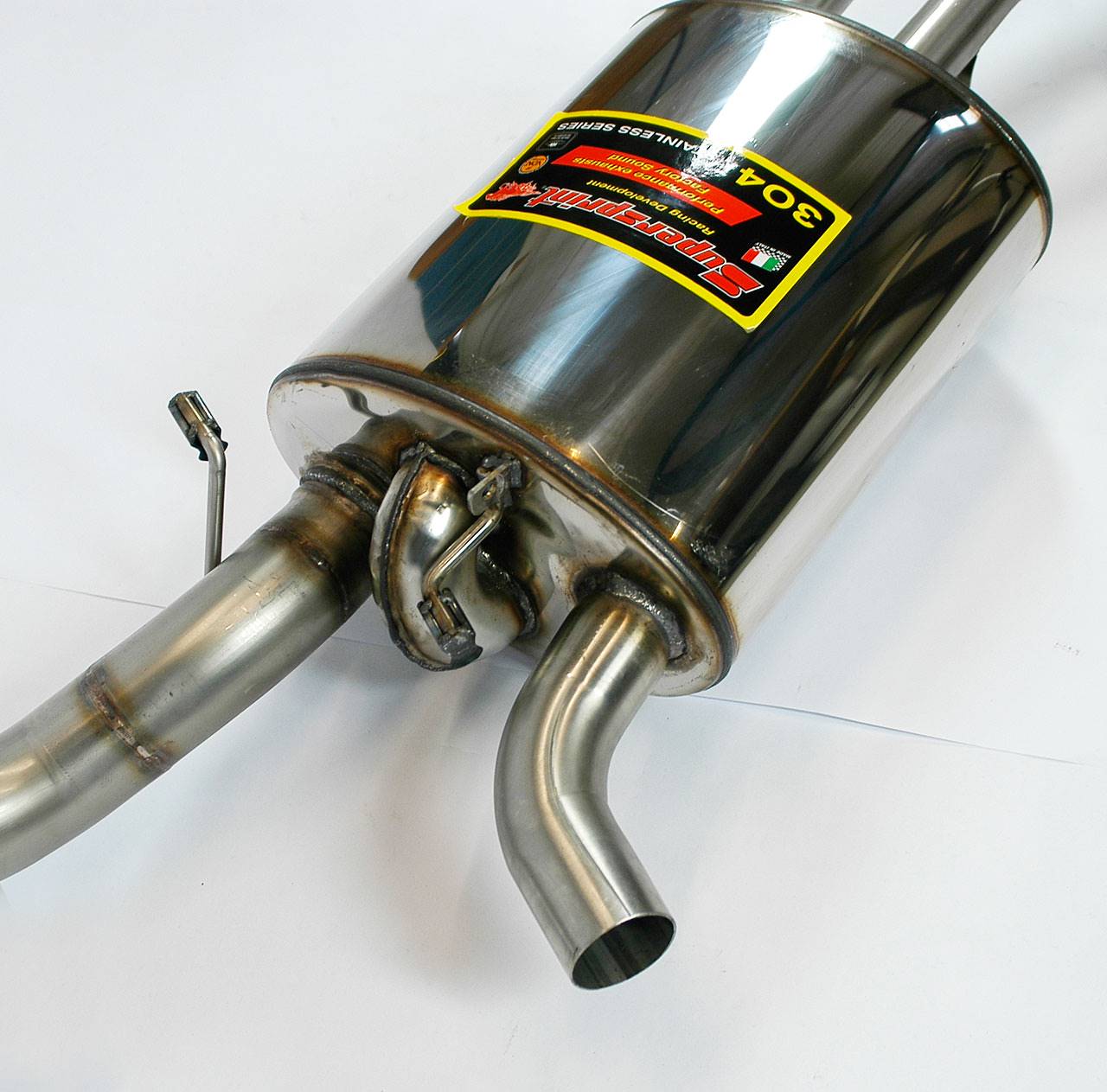 Rear exhaust Right 100x75 + Left 100x75