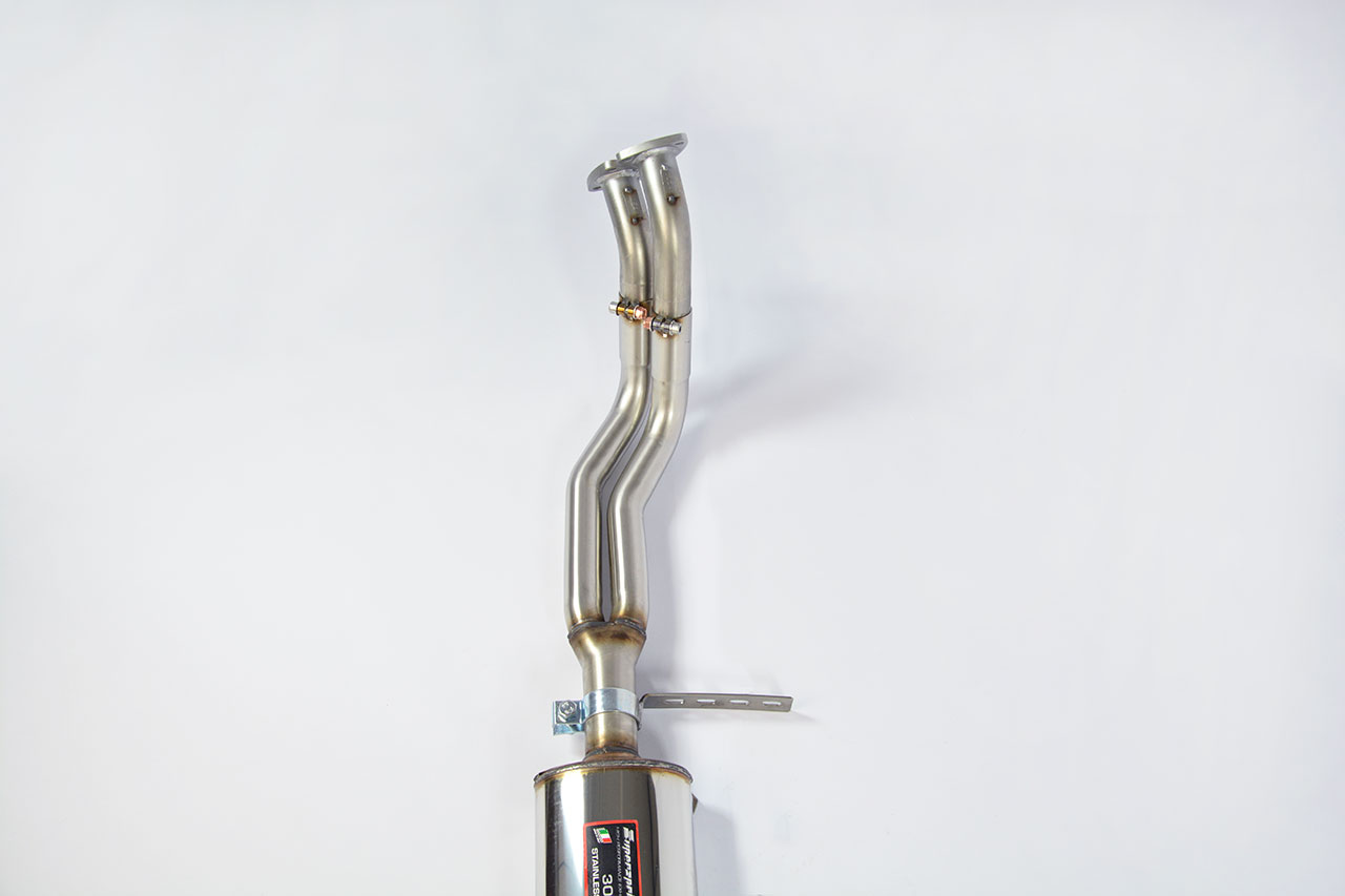 Vorschalldämpfer - resonated hanging pedals (wider bend layout)