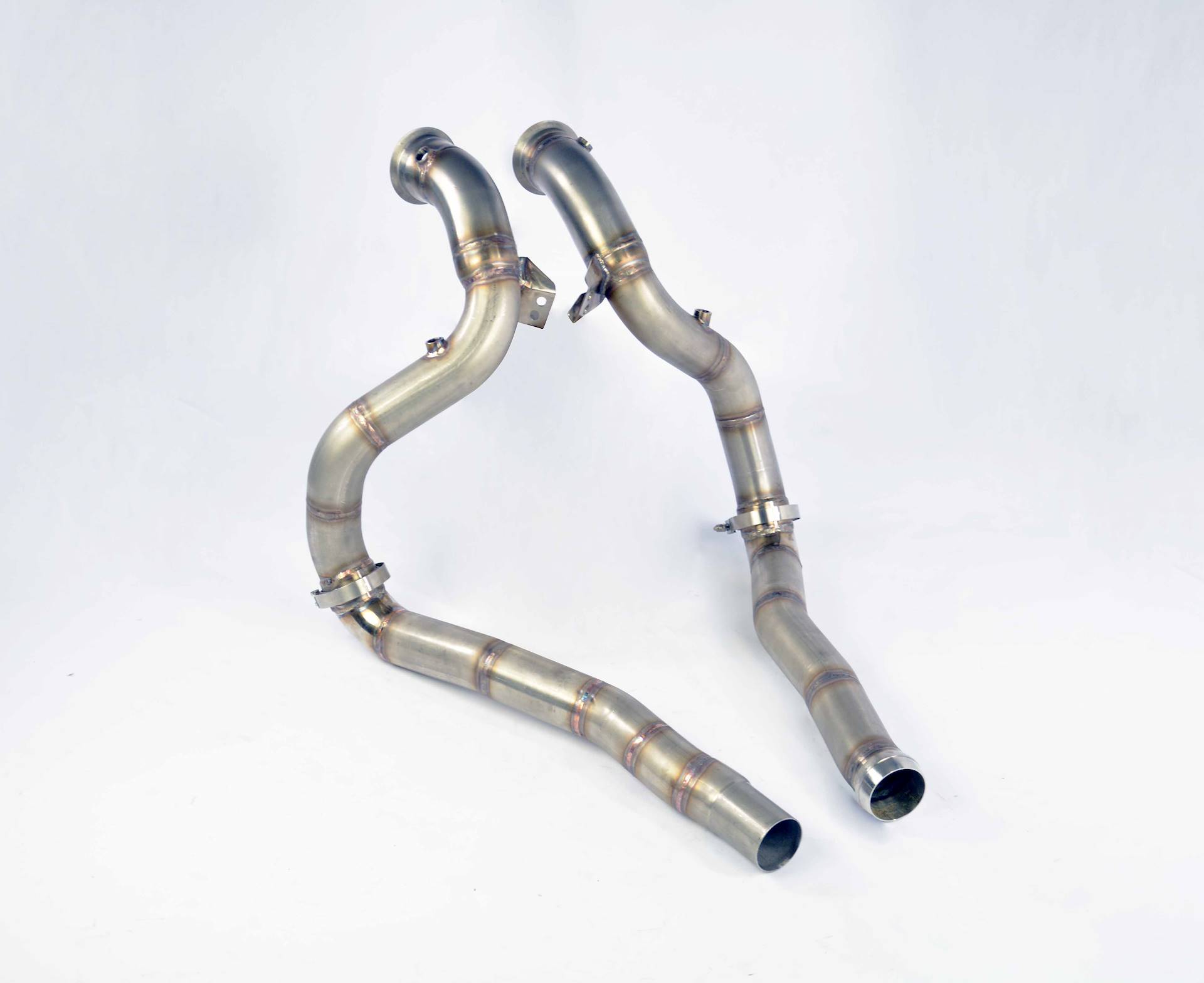 Downpipe kit Right + Left (Replaces catalytic converter) (RHD - LHD)
