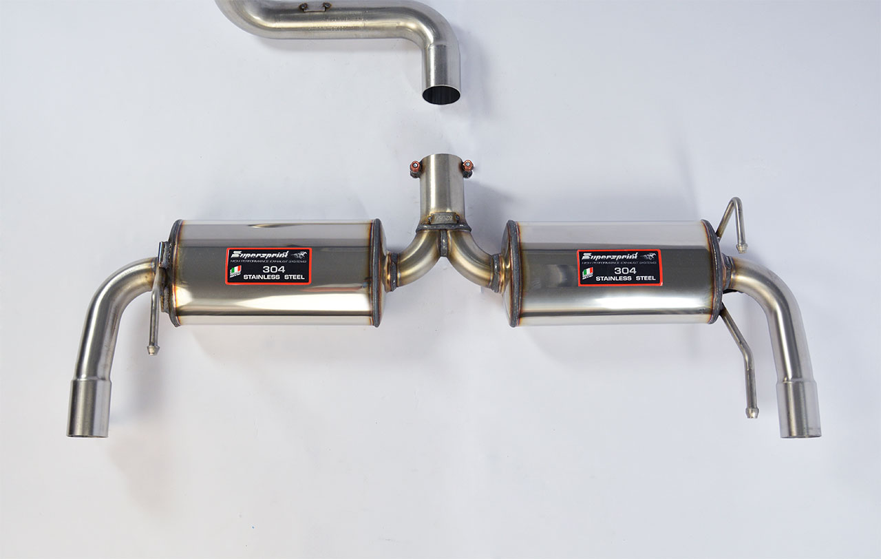 Rear exhaust Right - Left 