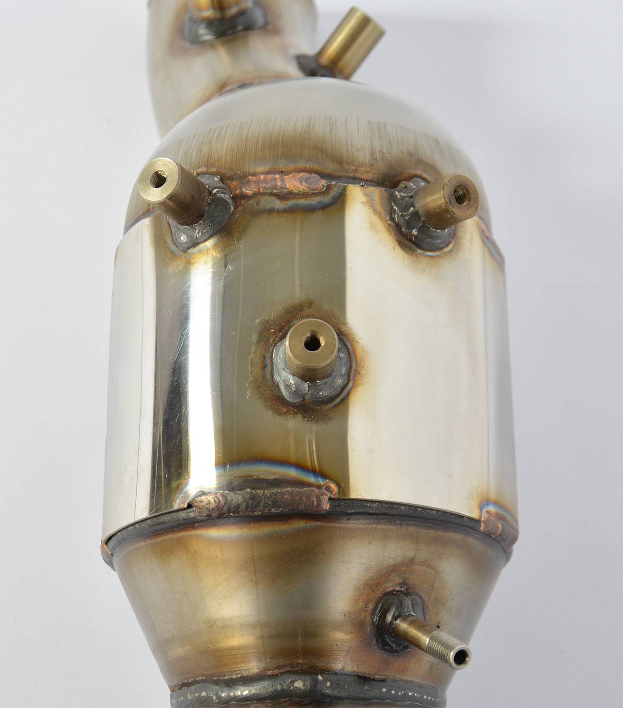 Front Metallic catalytic converter Left