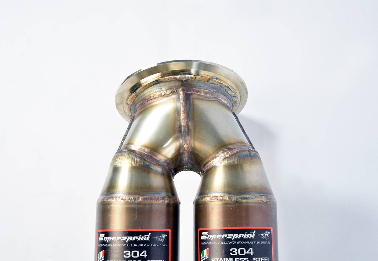 Downpipe + Catalizzatore metallico