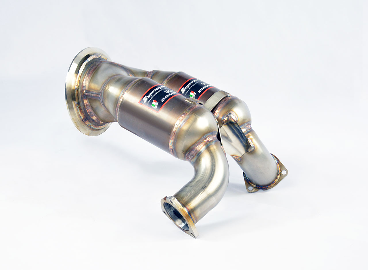 Downpipe + Catalizzatore metallico
