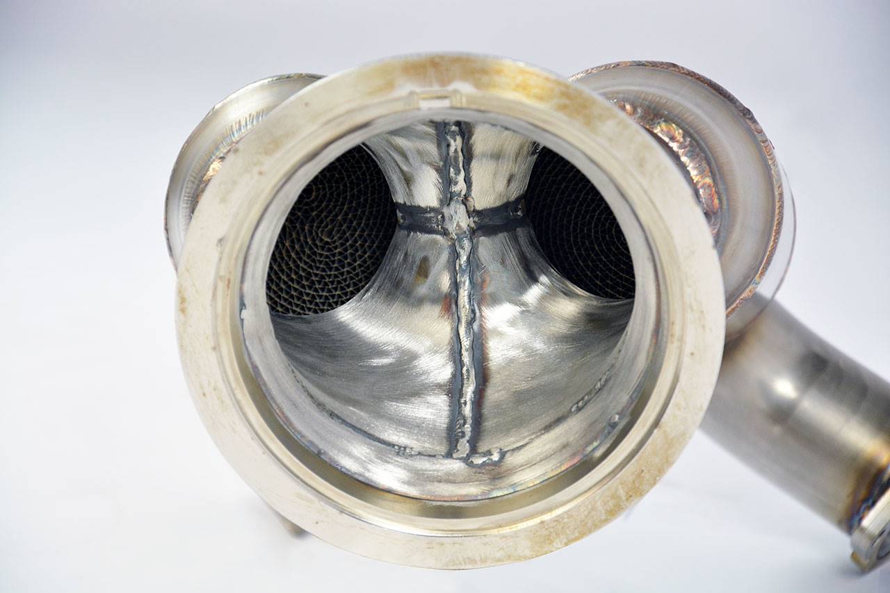 Downpipe + Catalizzatore metallico