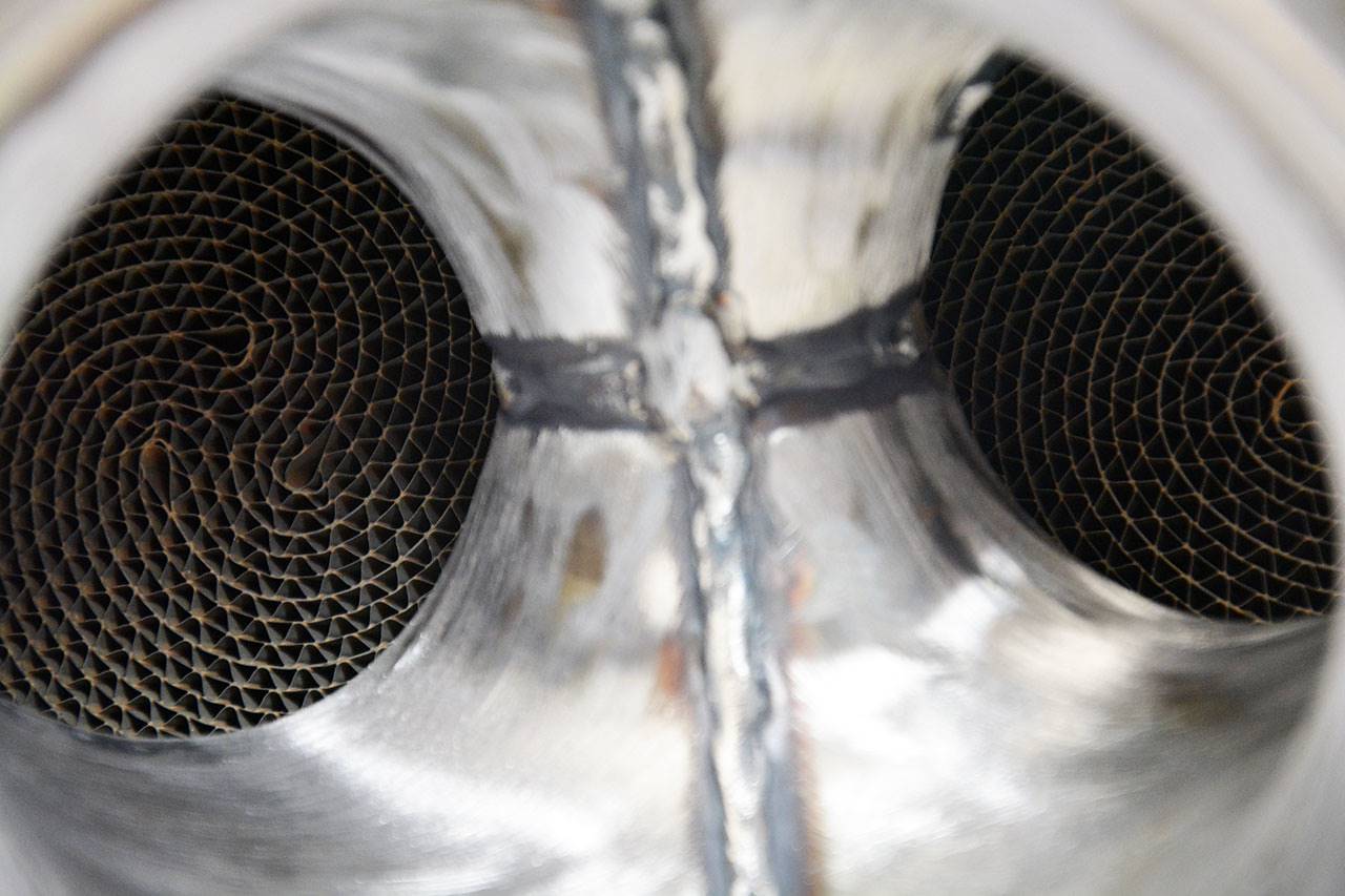 Downpipe + Metallic catalytic converter