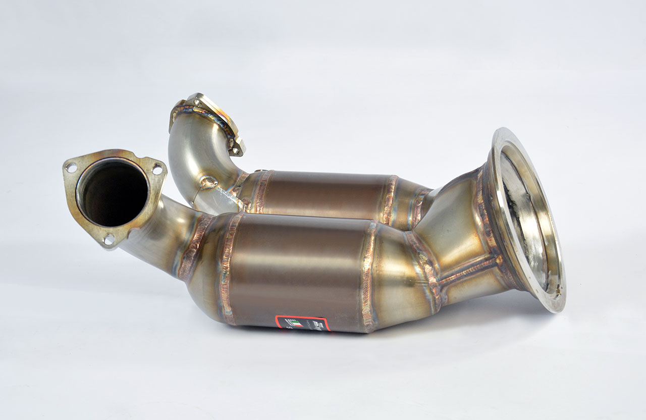 Rohrsatz ab Turbolader + Sport Metallkatalysator