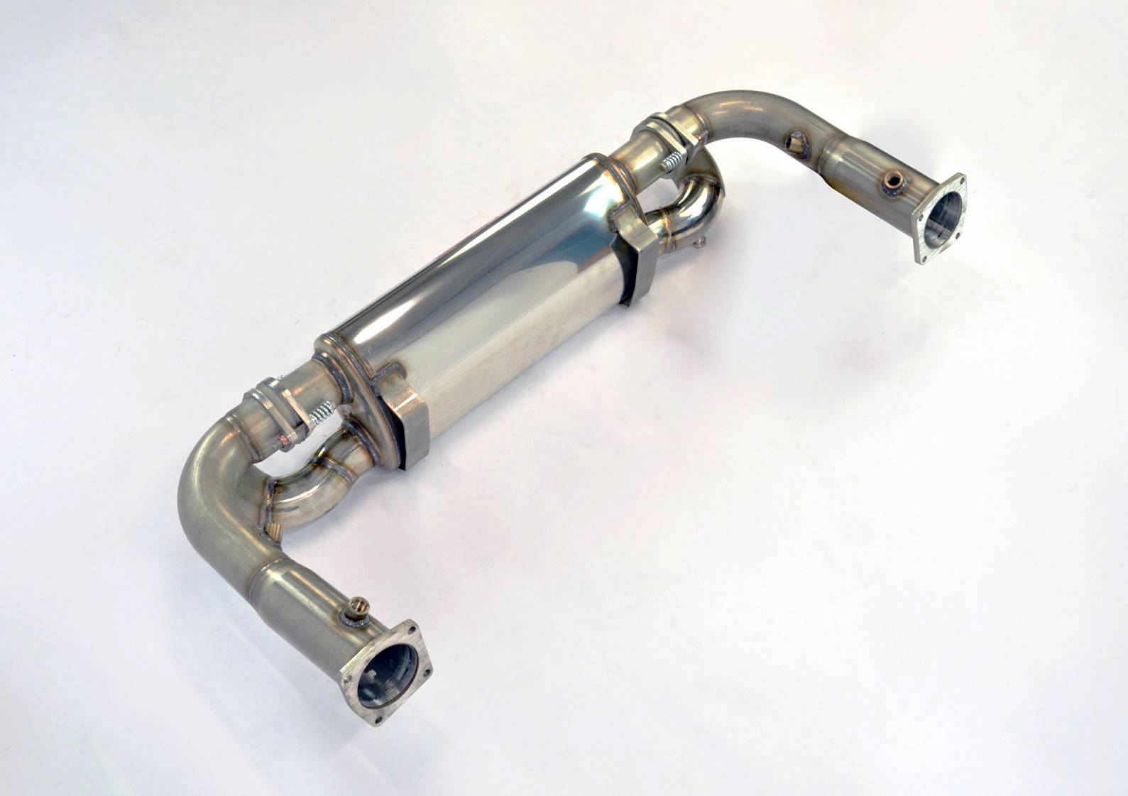 Rear exhaust Right + Left Race (replace the OEM catalytic converter)