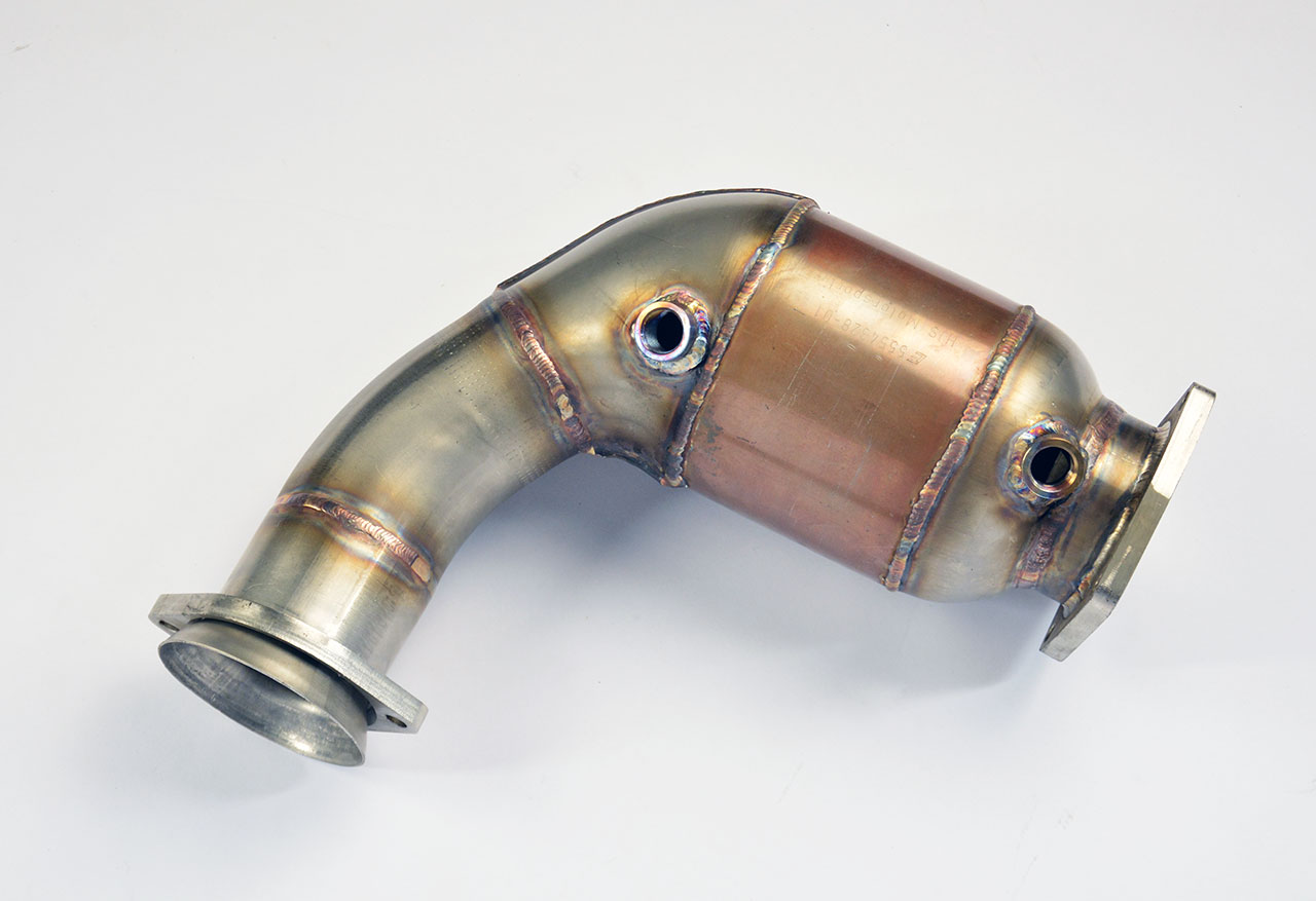 Rear exhaust Right - Left Sport + Metallic catalytic converters