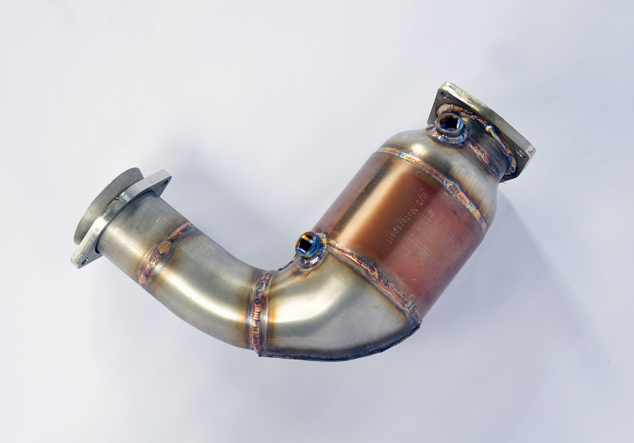 Rear exhaust Right - Left Sport + Metallic catalytic converters