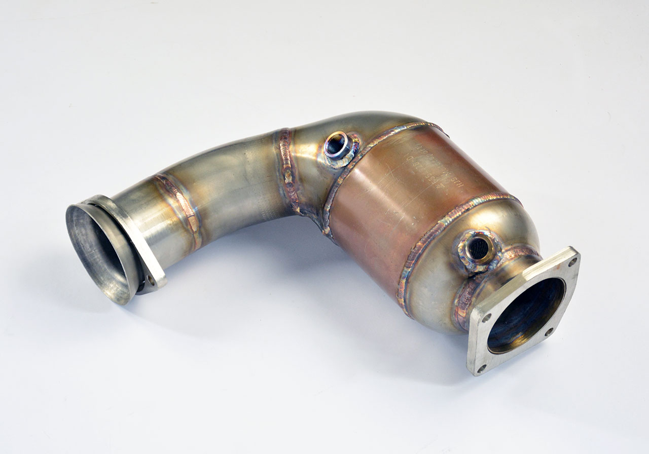 Rear exhaust Right - Left Sport + Metallic catalytic converters
