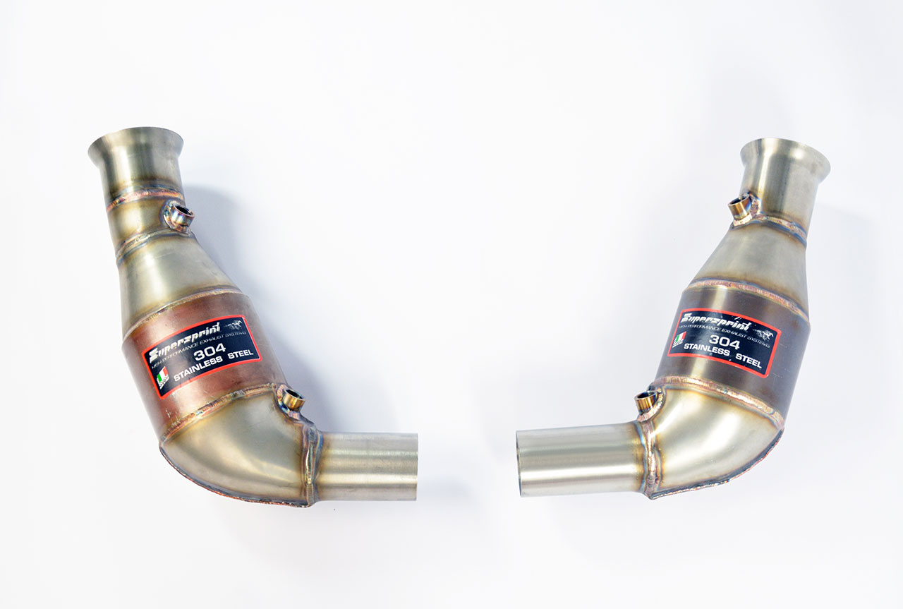 Catalizzatore metallico Destro - Sinistro 100CPSI WRC