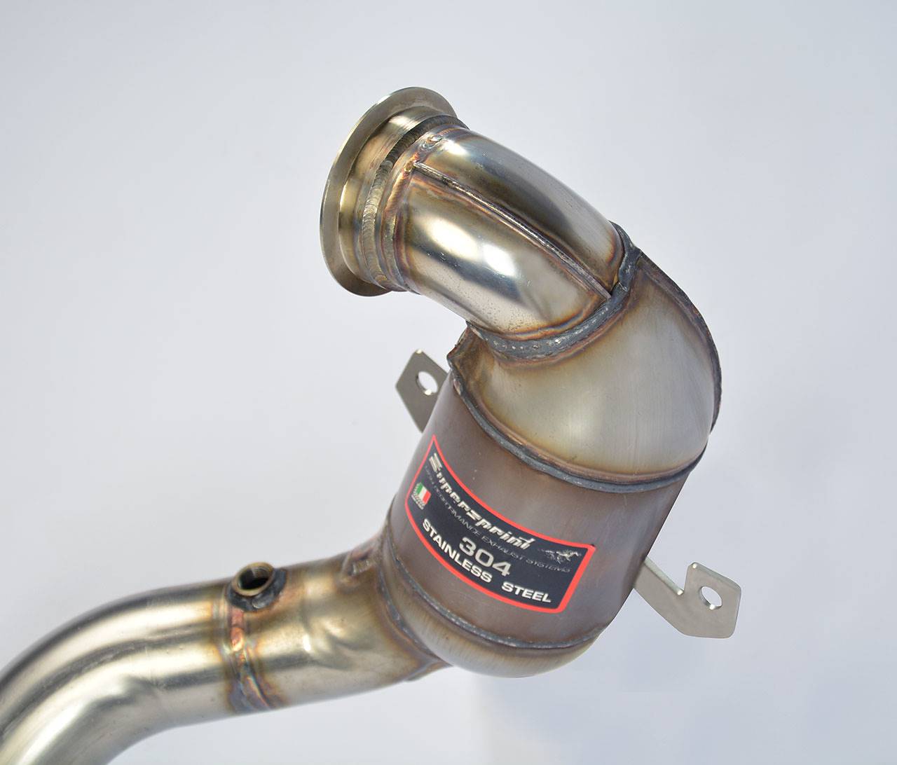 Tubo turbina con catalizzatore metallico WRC 100 CPSI - Elimina GPF