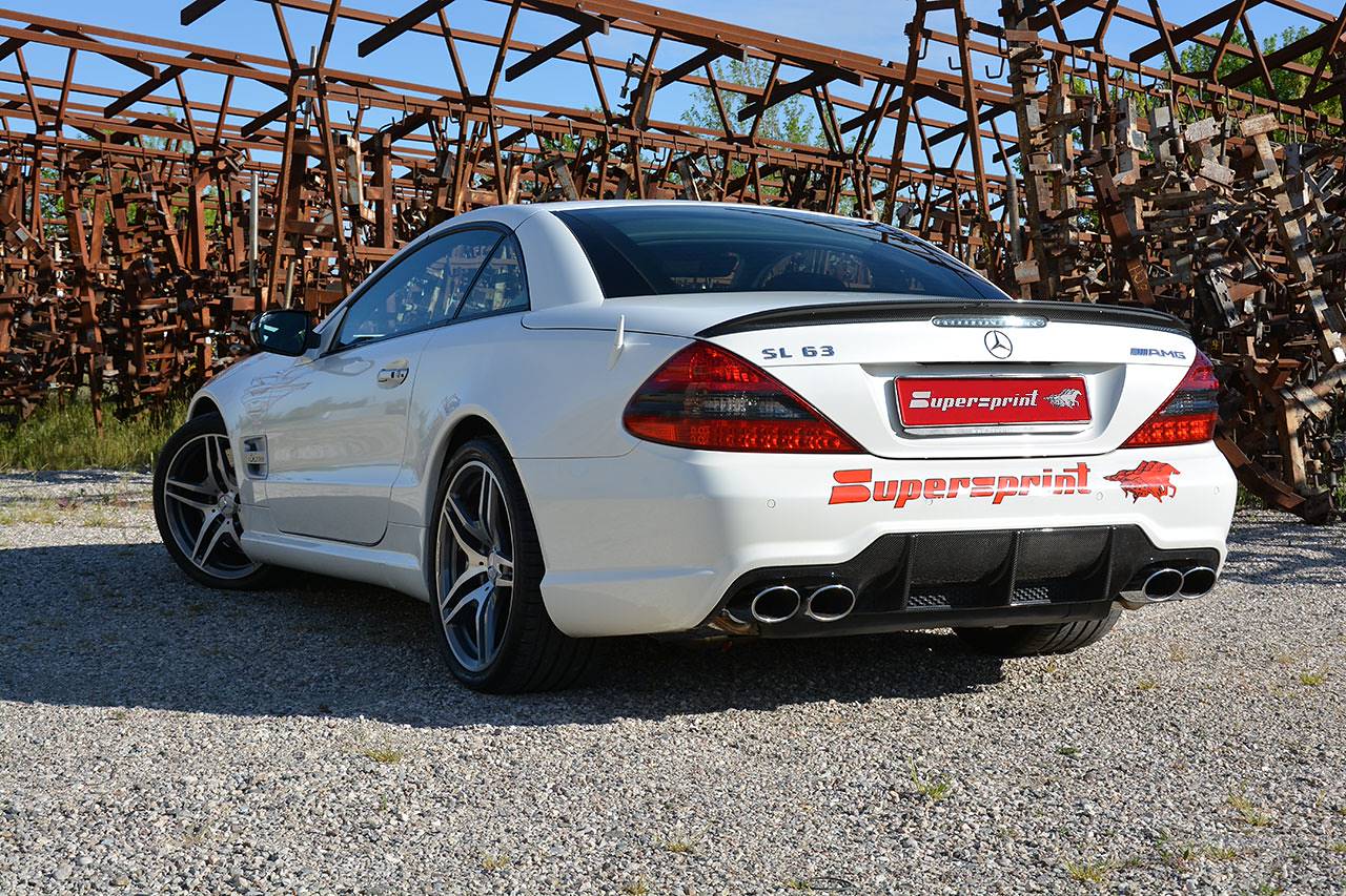 Mercedes SL 63 AMG R230 - impianto di scarico completo Supersprint