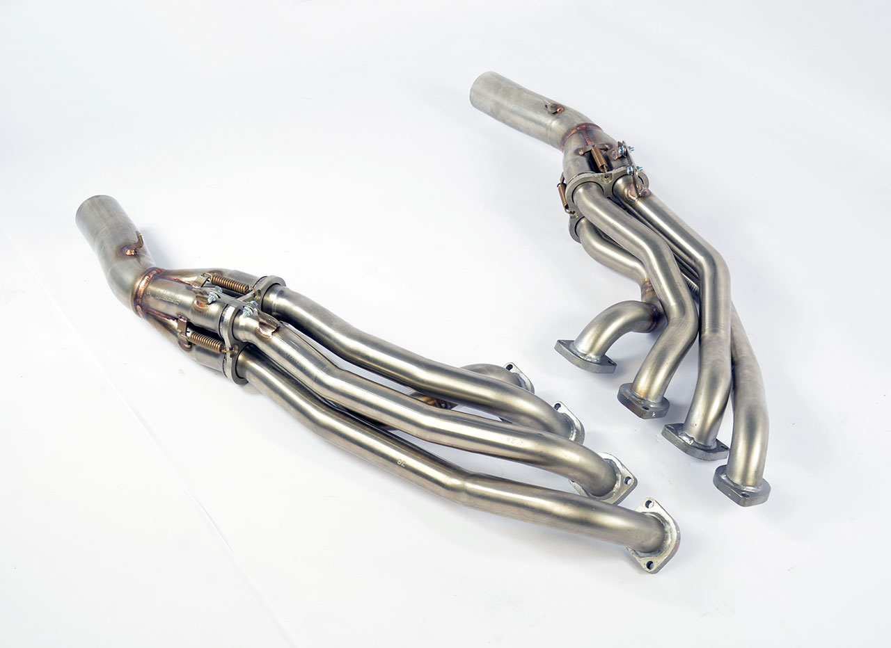 Fächerkrümmer Rechts + Links (Left Hand Drive) (Supersprint Design Patent)