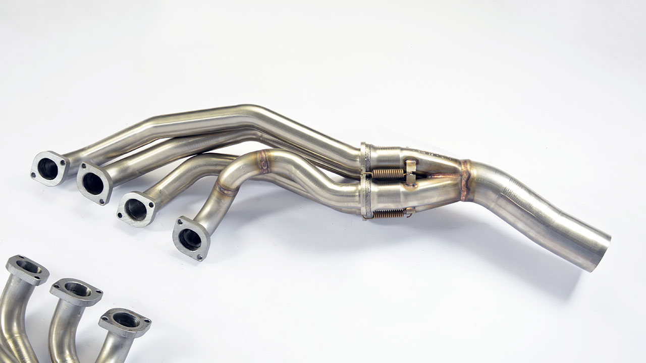 Fächerkrümmer Rechts + Links (Left Hand Drive) (Supersprint Design Patent)