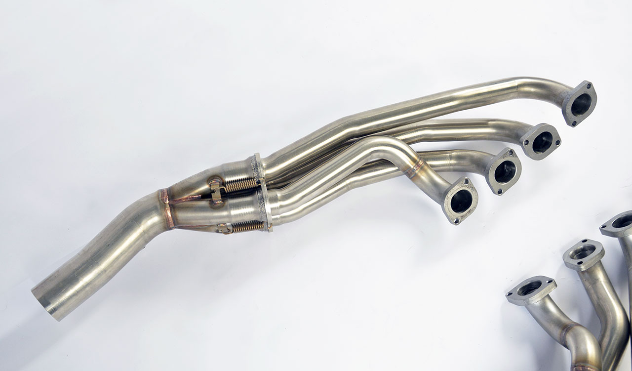 Fächerkrümmer Rechts + Links (Left Hand Drive) (Supersprint Design Patent)