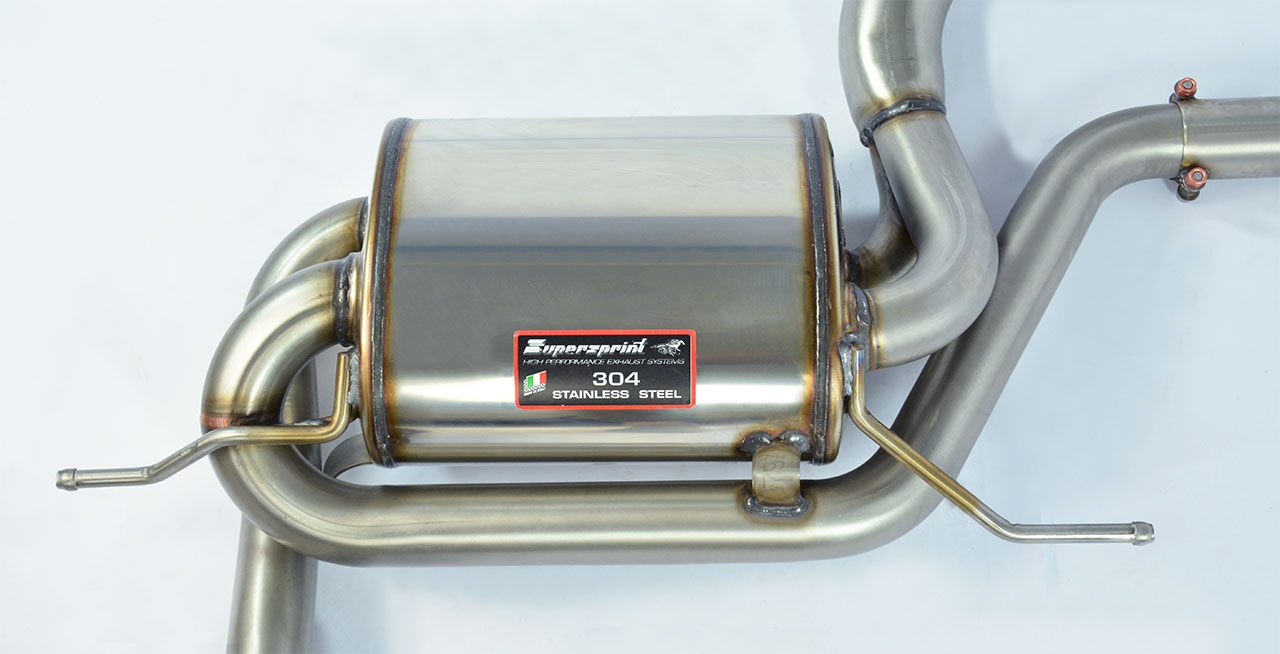 Rear exhaust right 150x105 - left 150x105