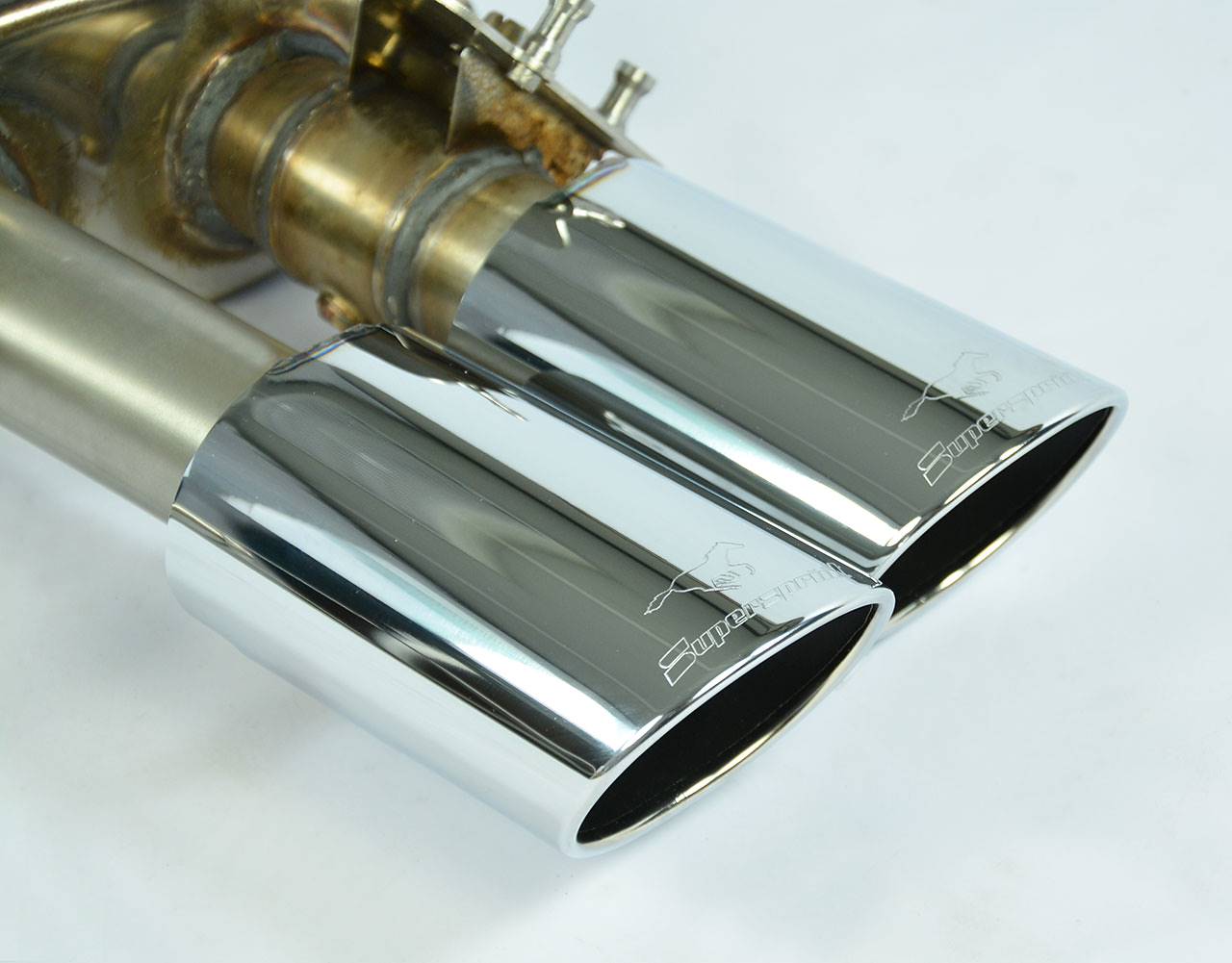 Rear exhaust Right 100x75 with valve