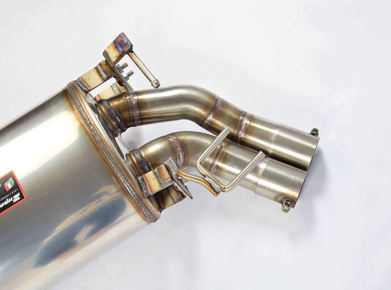 Rear exhaust OO76 (For M - Technik kit) 