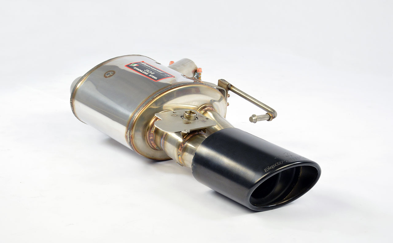 Rear exhaust Left 150x105 with valve