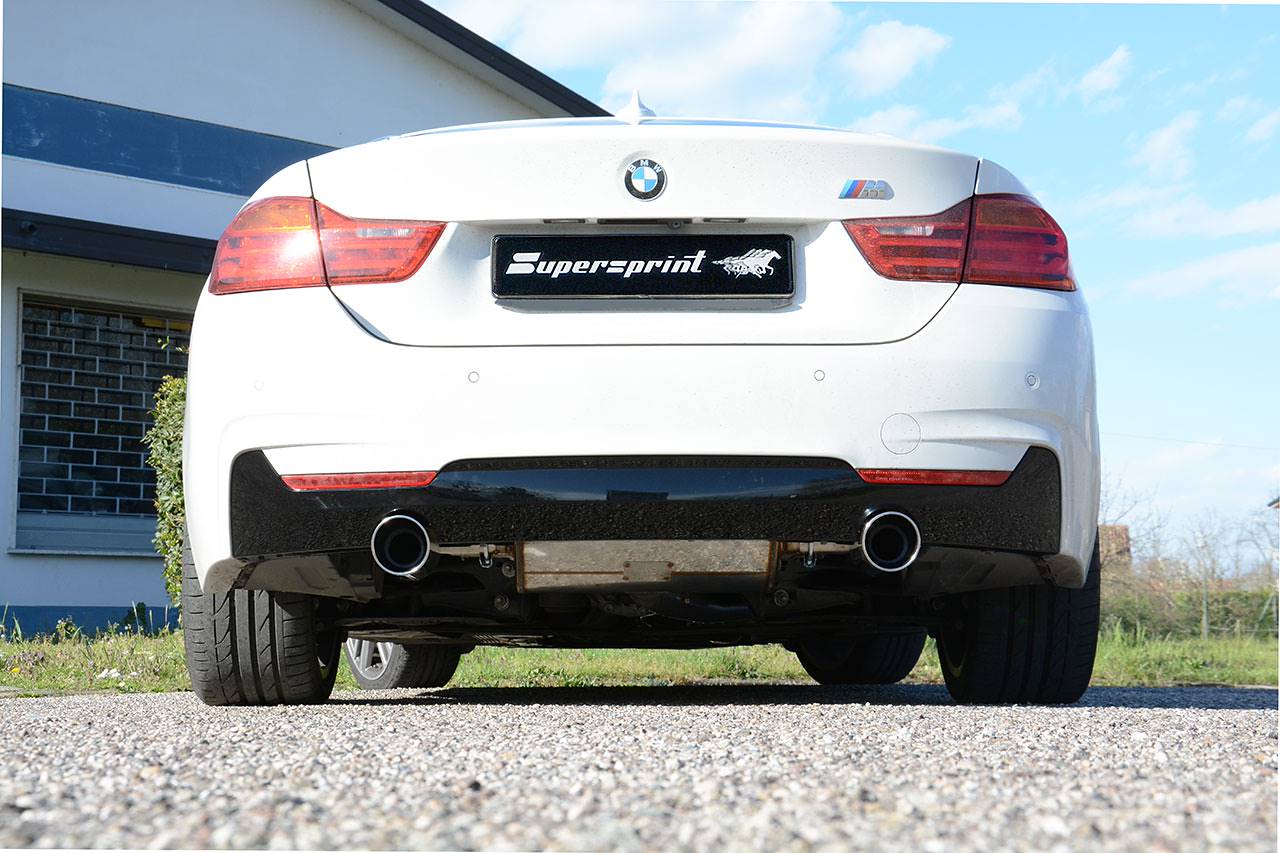 Rear exhaust Right O100 - Left O100