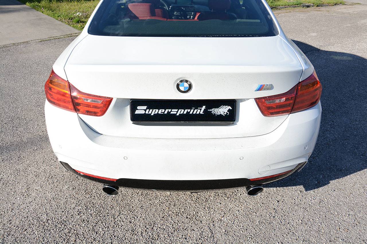 Rear exhaust Right O100 - Left O100