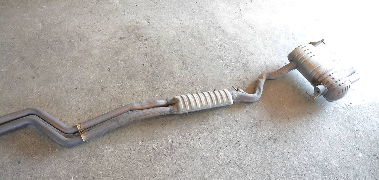 Vorderrohr+Endschalldämpfer OO 80