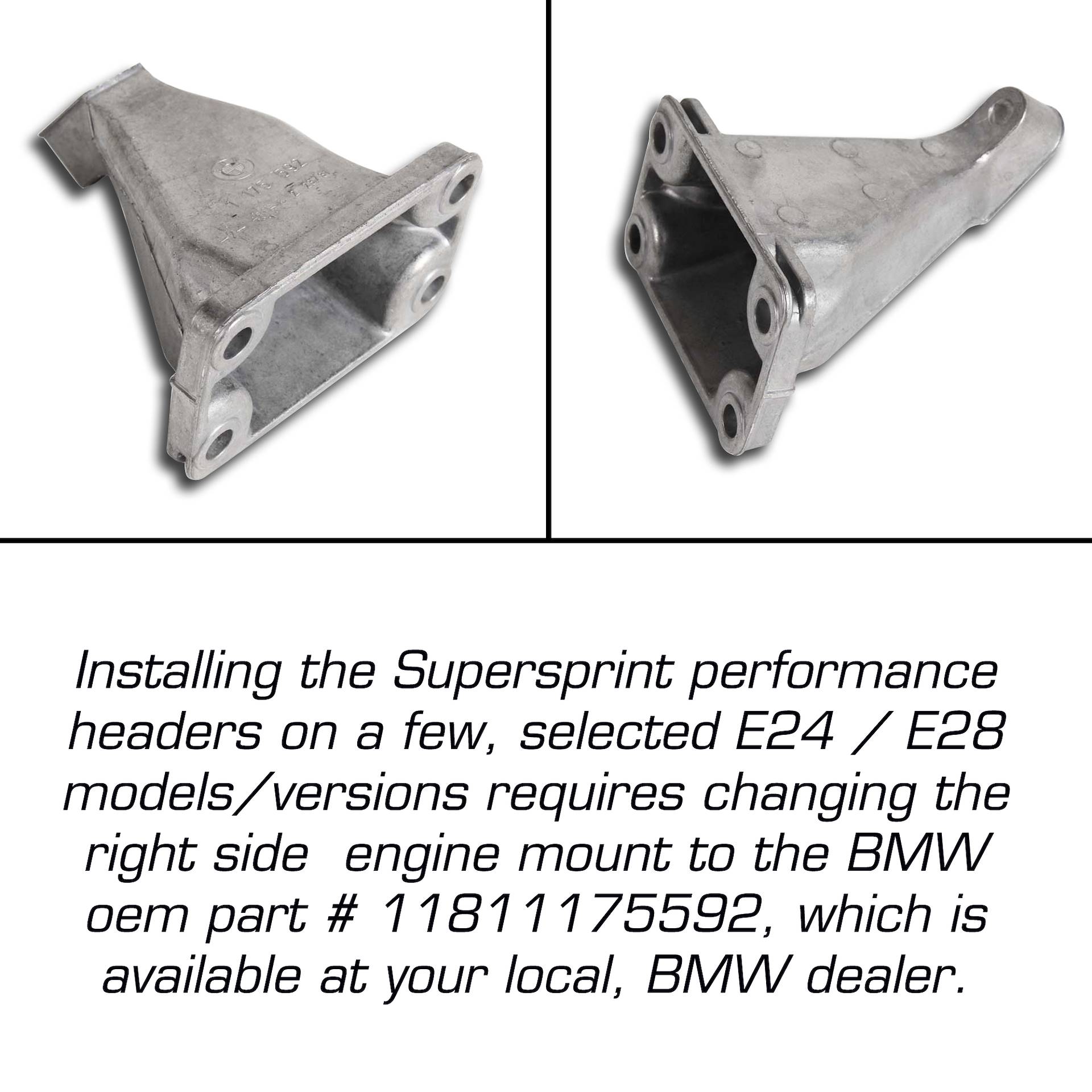 Manifold + connecting pipes for OEM catalytic converter<br>(Left Hand Drive)