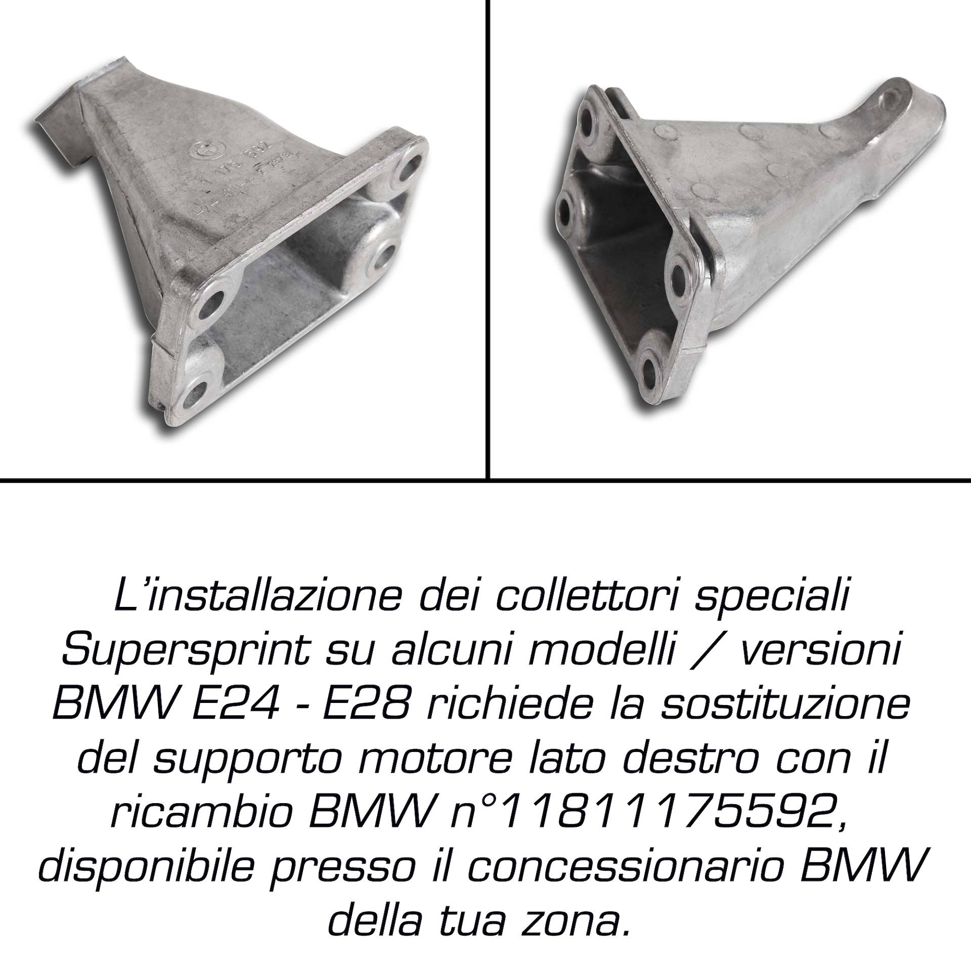 Collettore Inox + "X-Pipe"<br>(Guida a sinistra)