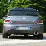 Mitsubishi Lancer Evo 9 - sound con scarico Supersprint