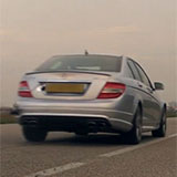 Mercedes C63 AMG mit Fächerkrümmer und metalkat