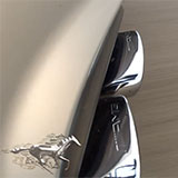 Mercedes C63 AMG con collettori e catalizzatori sportivi - Gopro