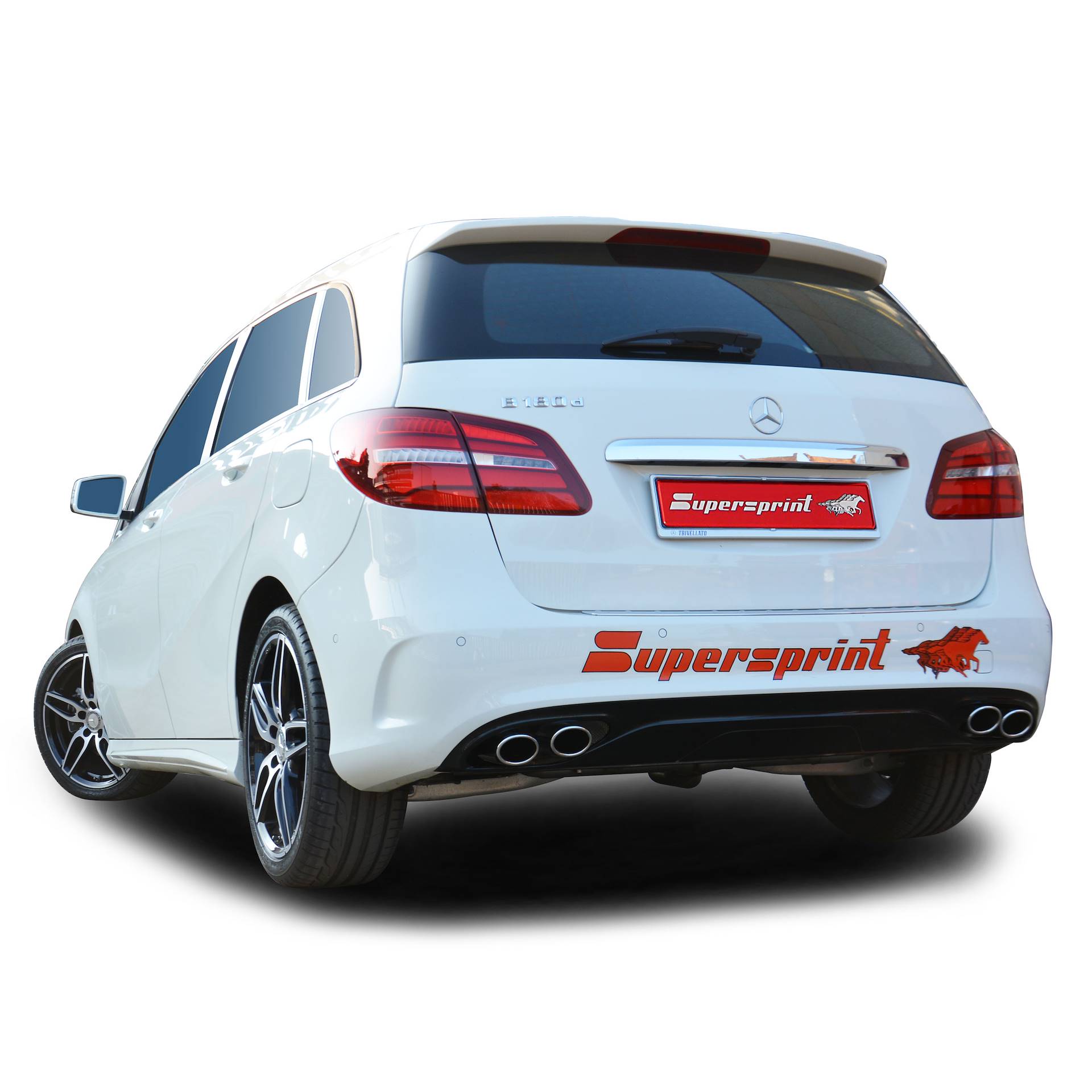 Nuovo impianto di scarico Supersprint per Mercedes W246 B 180 CDI (1.5 diesel 109 Hp)