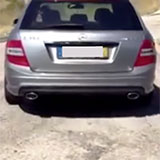 Supersprint exhaust system for Mercedes C350 CDI W204