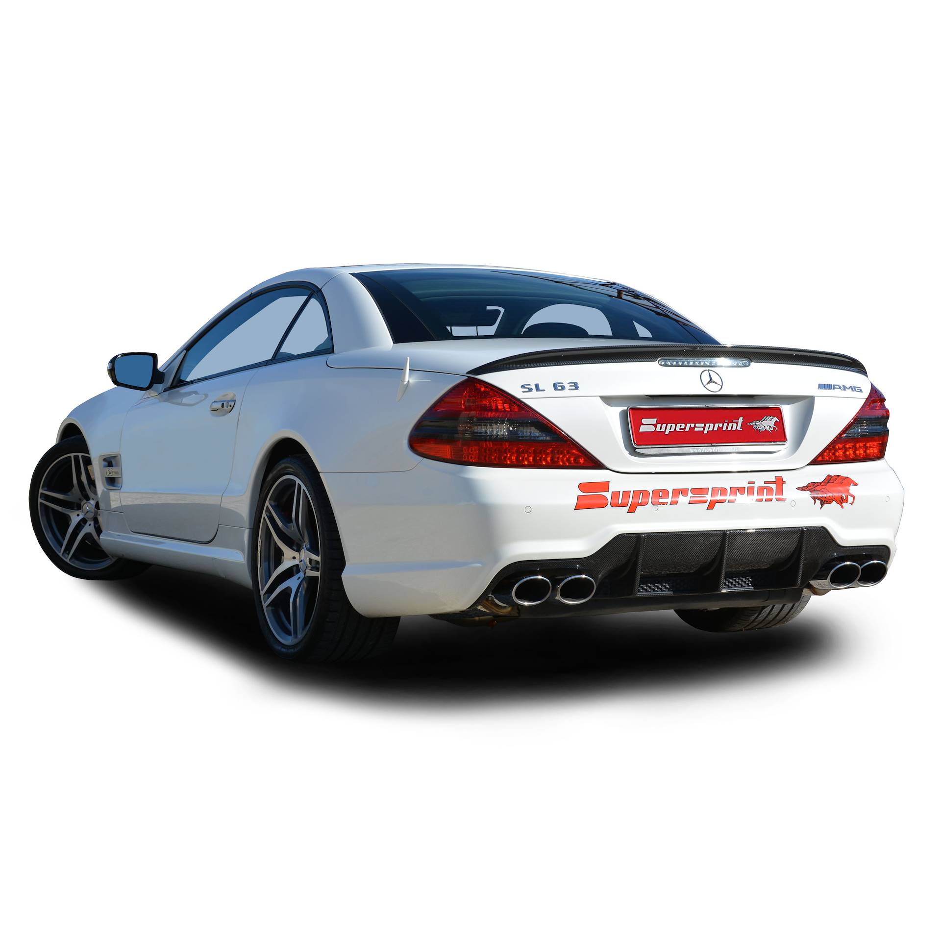 Impianto di scarico Supersprint per MERCEDES R230 SL 63 AMG V8 (M156 - 525 Hp) '08 -> '11