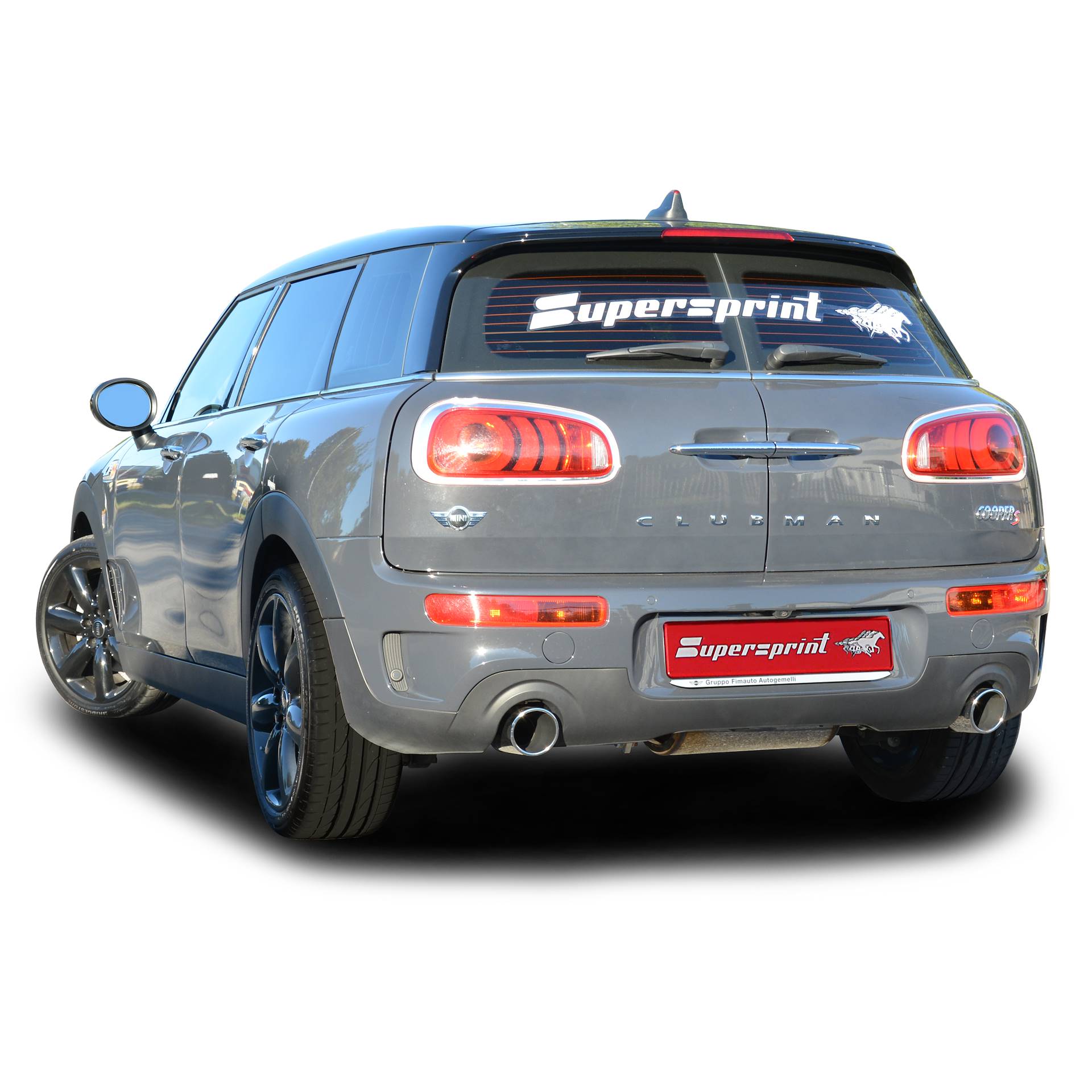 Neue Supersprint Auspuff für MINI F54 Cooper Clubman S 2.0T (Motor B48 - 192 PS) 2015 ->