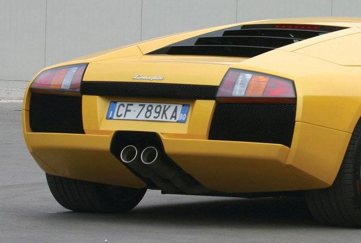 Endpipes kit OO120 Central exit (For OEM rear bumper)