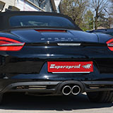 New performance exhaust for Porsche 981 Boxster and Cayman