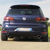 VW Golf VI GTD - sound with straight pipes by Supersprint