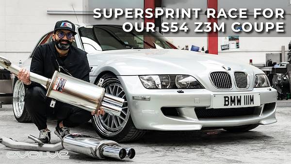 Supersprint Race Rear Exhaust for our S54 Z3M Coupe - Before/After Sound